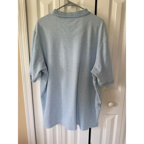 Tommy Bahama Light Blue Polo Islandzone Supima Men's XXL - Picture 3 of 8